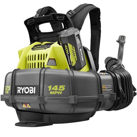 Ryobi 40v whisper series backpack blower kit - This 40V HP Blower kit is backed by the RYOBI 5-year manufacturer's warranty and 3-year manufacturer's battery warranty. This kit includes the RY404010 40V Jet Fan Blower, (2) OP40404 40V 4Ah Lithium Batteries, OP406 40V Rapid Charger, Blower Tube, (2) Speed Tips, and Operator's Manuals. ... The 40V HP WHISPER SERIES Jet Fan Blower is …